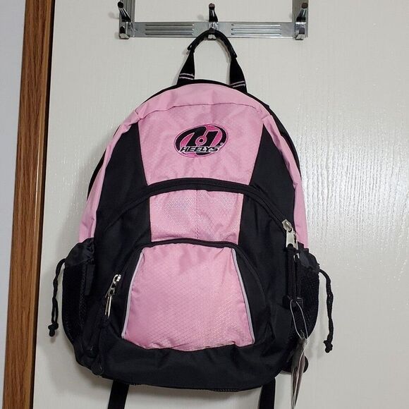 NWT Heelys Pink & Black Backpack New With Tags One Size - Picture 1 of 8